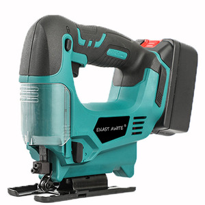 High <b>Power</b> Portable Cordless Lithium Jig Saw Rechargeable Curve Saw Multifunction Wood Curved Cutting <b>Tools</b> - Product Image 1