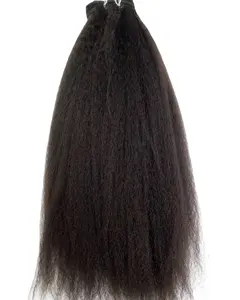 Luxury Vietnamese Human Hair Brand DoubleDrawn Kinky Straight Hair Weaving With Vip Quality Achieving The International Standard