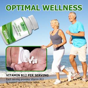 Cápsulas Veganas de Vitamina B12 Directas de Fábrica, Apoyo al Metabolismo Energético, Favorece la Producción de Energía, Claridad Mental, Cápsulas para el Estrés - Product Image 4