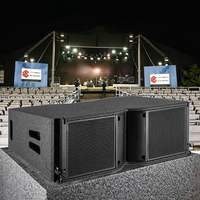 T208 Double enceinte passive Line Array de 8 pouces Cabinet Système de sonorisation audio professionnel