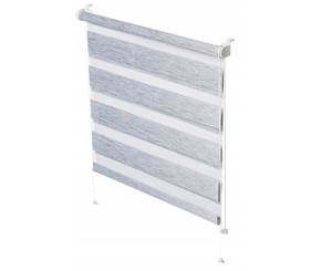Mini Zebra Blinds for <strong>Windows</strong>, Roller Blinds <strong>Windows</strong> Shades,Dual Layer Light Control for Day and Night - Product Image 1