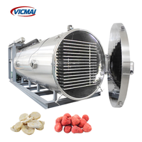 Industriële Lyofilisator Vacuümvriesdroger 380V/50Hz Meerdere Capaciteitsmodellen Fruit Groente Vlees Huisdierenvoer Vriesdroging