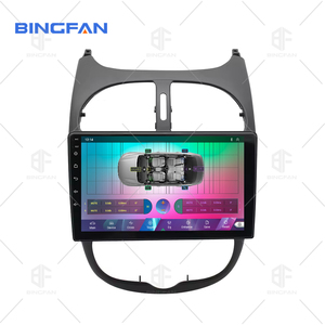 Android 13 đài phát thanh xe 8 Core cho Peugeot <span class=keywords><strong>206</strong></span> 2000-2016 với wifi FM màn hình cảm ứng 2 DIN đài phát thanh xe GPS navigation 4 gam LTE - Product Image 2