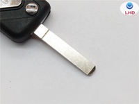 Pour Citroen DS3 noir 2/3 boutons verrouiller déverrouiller placage télécommande porte-clés coque de boîtier