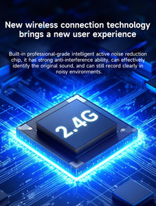 Micrófono de Solapa Inalámbrico Omnidireccional SX23 con Cancelación de Ruido, Rango de Transmisión de 20 Metros para Entrevistas en la Calle y Videos Musicales - Product Image 6