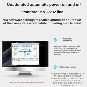 3KVA 6KVA 8KVA 10KVA chuyển đổi đôi trực tuyến cung cấp điện liên tục tinh khiết sóng sin nhà thương mại tần số cao Up - Product Image 3