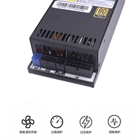 ITX Small 1U Full Module Lekang Lingmao 600W Server/Desktop NAS Chassis Power Supply Bekas Stok Tersedia