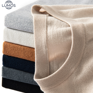 Nouvelle Collection Été 2026 – T-shirt Homme Col Rond Tricoté en Laine Peignée <span class=keywords><strong>Yangzi</strong></span> 136S Double Épaisseur 100% Laine, Manches Courtes et Fines - Product Image 1