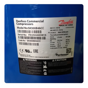 Compresseurs Danfoss SH300B4ACC/A4ACB/A4ACA/A9ACA SH380A4ABE pour <span class=keywords><strong>chauffe</strong></span>-eau, réfrigération et composants d'échange thermique - Product Image 4