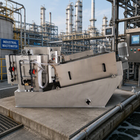 Machine de traitement de l'eau à économie d'énergie, presse à vis multi-plaques pour la déshydratation des boues à faible consommation d'énergie