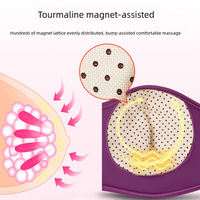 Appareil de massage électrique sans fil USB pour l'agrandissement et l'amélioration mammaire, avec chaleur et vibrations, type soutien-gorge