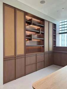 Librerías de Estilo Retro Minimalista para Oficina en Casa, Librerías de Madera de Tamaño Personalizado, Muebles de Estudio Ecológicos - Product Image 4