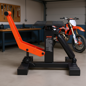 Support de levage pour moto Vevor, capacité 440 lbs, vérin hydraulique pour réparation et entretien de moto, pit bike - Product Image 2