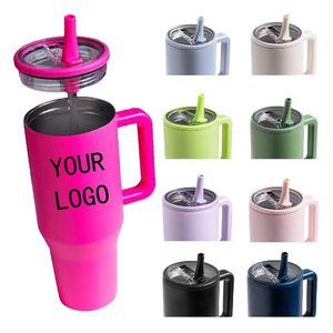 Hipdeer OEM/ODM 40oz Eco-Friendly PC Material <b>Cold</b> <b>Cup</b> Colorful American Style Tumbler <b>with</b> <b>Straw</b> and Colorful Lids - Product Image 1