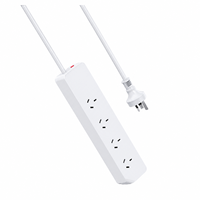 SAA Onaylı AU Priz Çoğaltıcı 5 Avustralya Prizi, 2 USB-A ve 1 Tip-C Girişli, 240V 10A Uzatma Kablosu