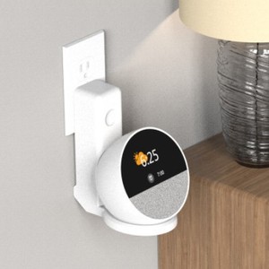 Soporte de Audio Plegable de ABS para <span class=keywords><strong>Echo</strong></span> <span class=keywords><strong>Spot</strong></span> T5, Altavoz de Pared, Diseño Fácil de Instalar - Product Image 2