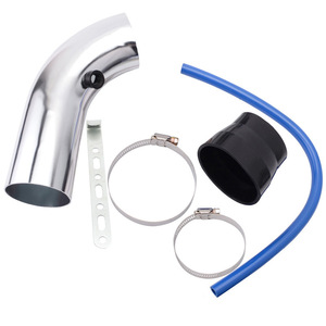 Auso-Racing Air Intake Kit Aluminum Pipe Red Blue High Flow Filter For Car Upgrade - Product Image 4