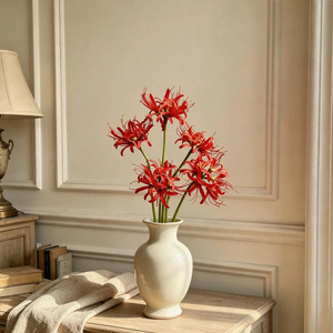 Fleurs artificielles <span class=keywords><strong>Higanbana</strong></span> Equinox de qualité supérieure en gros pour la décoration de la maison, de la table, de la Saint-Valentin, de Thanksgiving et du Nouvel An chinois - Product Image 3