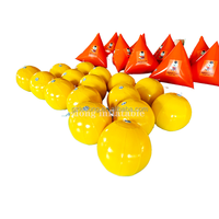 Tube flottant gonflable en PVC AirTight de 3 m de long pour événements aquatiques, capacité 5-10 passagers