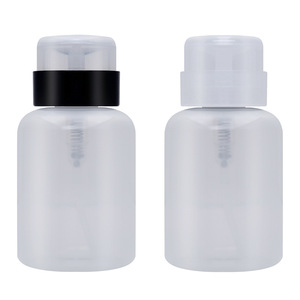SunelPort 200ml Liquid Plastic Square Mini Thickened Press-type Empty Bottle <strong>Nail</strong> Art Acetone <strong>Nail</strong> Polish Remover <strong>Cleanser</strong> - Product Image 4