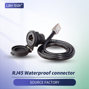 Lshitech M22 RJ45 CAT5e Ethernet mạng cat5e công nghiệp không thấm nước <span class=keywords><strong>jack</strong></span> cắm Dock receptacles kết nối với dây/Bìa - Product Image 4