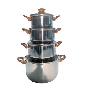 ชุดเครื่องครัวเตาแม่เหล็กไฟฟ้าสแตนเลส12ชิ้น2024สินค้ายอดนิยมของม้าตัวแรกหม้อทำความสะอาดเครื่องล้างจาน - Product Image 4