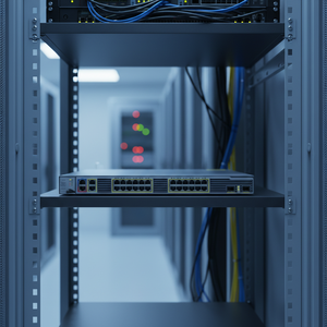 สำหรับสวิตช์เครือข่ายแบบจัดการ Cisco C9300-48U-A แบบ 48 พอร์ต UPOE VLAN แบบต่อพ่วงได้ SNMP QoS ขนาด 1U พร้อมฝาปิด - Product Image 4