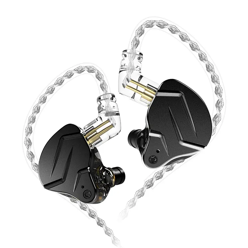 KZ 1BA+1DD Hybrid Driver In Ear Earphone Metal Monitor Earphone Sport Headset ZSN Pro X Earbuds