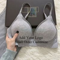One Piece Women Sexy Gathering Massage Cup Bra