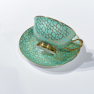 Arabic Floral Ceramic Golden <b>Tea</b> Cup Saucer <b>Set</b> Porcelain Coffee Cups Teapot Milk Pot Sugar Jars-Eco-Friendly Coffee <b>Tea</b> - Product Image 1