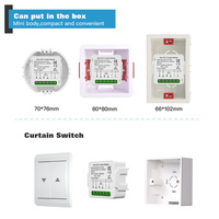 Module d'interrupteur intelligent Tuya WiFi Zigbee pour rideaux, stores et moteurs de volets roulants, contrôle par application, compatible avec Alexa, Google Home et Smart Life