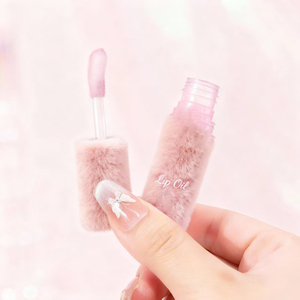Lip Glaze Blanchiment Longue durée Non-fading Coupe antiadhésive Fluffy Winter Lip Glaze PH Huile pour les lèvres à changement de couleur - Product Image 6