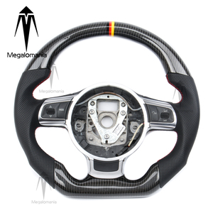 Volante Sportivo in Fibra di Carbonio Megalomania per <span class=keywords><strong>Audi</strong></span> <span class=keywords><strong>TT</strong></span> R8 TTRS S3 8P MK2 TTS A7 - Product Image 1