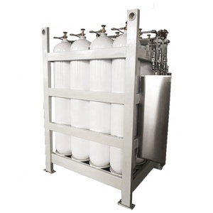 30 Tubes CNG Gas Cylinders Storage Cascade, Cylinder Tube Bundle for CNG Gas Filling