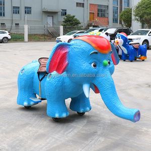 Voitures électriques pour enfants Blue Elephant, animaux motorisés montables, manèges de parc d'attractions - Product Image 1