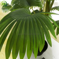 Beliebte Künstliche Grünpflanzen Bonsai-Baum Mini Plastik-Palmen Künstliche Fächerpalme für Heimdekoration