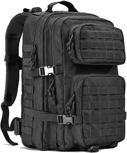 Unisex 45L zaino tattico cerniera Hasp personalizzato in fabbrica grande pacchetto d'assalto 3 giorni fodera impermeabile in poliestere cinturino elegante