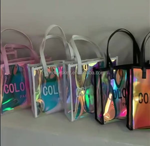 <span class=keywords><strong>Borsa</strong></span> di lusso trasparente su misura all'ingrosso del Laser del PVC, <span class=keywords><strong>borsa</strong></span> impermeabile della gelatina, <span class=keywords><strong>borsa</strong></span> ispessita di trucco - Product Image 6
