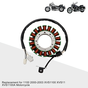 GOOFIT Générateur de moteur de moto Magneto Stator Bobine de remplacement pour <span class=keywords><strong>Yamaha</strong></span> BT1100 <span class=keywords><strong>Bulldog</strong></span> <span class=keywords><strong>Yamaha</strong></span> XVS1100 - Product Image 5