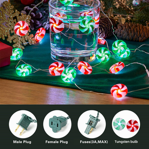 Oem Cổ Tích dẫn dây mini 1m 2m 3M chuỗi đèn giáng sinh kỳ nghỉ bên bình trang trí cổ tích chuỗi đèn - Product Image 5