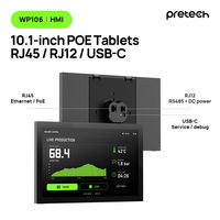 PC industriel 10,1 pouces, tablette Android PoE, panneau HMI, RS485, NFC pour système embarqué en armoire d'usine