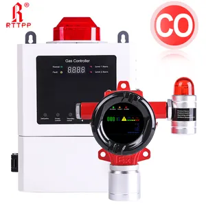 RTTPP Carbon Monoxide CO Gas Leak Monitor Industrial Fixed Sensitive Gas Content Alarm Carbon Monoxide Detector