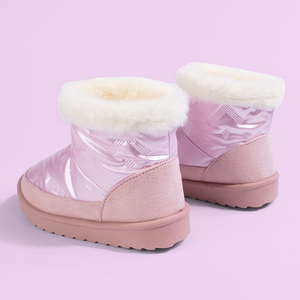 Stivali da Neve Luccicanti per Bambine, <span class=keywords><strong>Stivaletti</strong></span> Antiscivolo da Esterno per Bambine 4-6 Anni, Vendita all'Ingrosso Personalizzata - Product Image 5