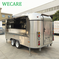 Wecare Cuisine mobile Food Van Remorque Pizza Truck Restauration Cuisine entièrement équipée Restaurant USA