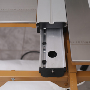 ZDS100 petit <span class=keywords><strong>Mini</strong></span> pliant Double lame scie à Table coulissante Machine à bois combiné rabot scie à Table scie à bois - Product Image 4