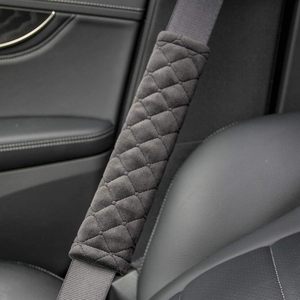 Paquete de 2 protectores de hombro para cinturón de seguridad de coche, de felpa extendida con diseño de diamante, suaves y cómodos, cubierta para cinturón de seguridad, protector de correa de hombro para automóvil - Product Image 5