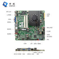 Placa base Intel X86 I5 I7 DDR3 DDR4 integrada Industrial Thin Itx LAN 2 RS232 COM Win10 Linux Mini Itx