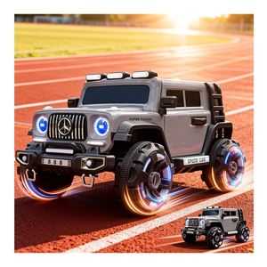 รถยนต์ไฟฟ้าสำหรับเด็ก 4 ล้อ รุ่นพักผ่อน มอเตอร์ 390 แรงม้า แบตเตอรี่ 12V7Ah ตัวถังพลาสติก ไฟ LED รอบตัว พร้อมเครื่องเล่น MP3 ที่นั่งกว้างขวางเพื่อการขับขี่ที่ราบรื่น - Product Image 2