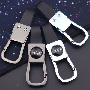 Thiết Kế Ban Đầu Chìa Khóa Xe Phụ Kiện Dễ Dàng Cài Đặt Hợp Kim Kẽm + Da Móc Chìa Khóa Xe Fob Gunmetal Vòng Chìa Khóa Chủ Quà Tặng Khuyến Mãi - Product Image 2