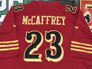 Erkekler San Francisco Forması 85 Kittle 97 Bosa 23 Mccaffrey 13 Purdy 54 Warner 49 Faithful Rivalries Amerikan Futbolu Forması - Product Image 6